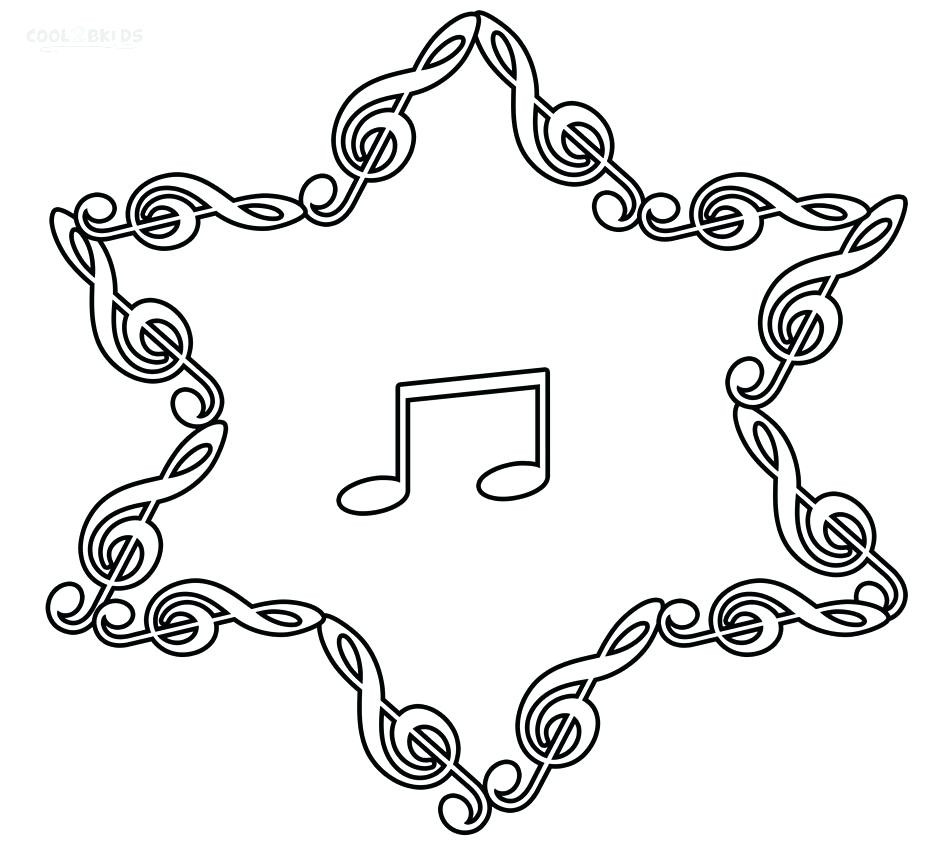 Music Notes Coloring Pages