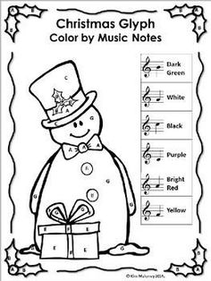 236x314 Winter Music Coloring Sheets 26 Winter Color By Music Notes Pages
