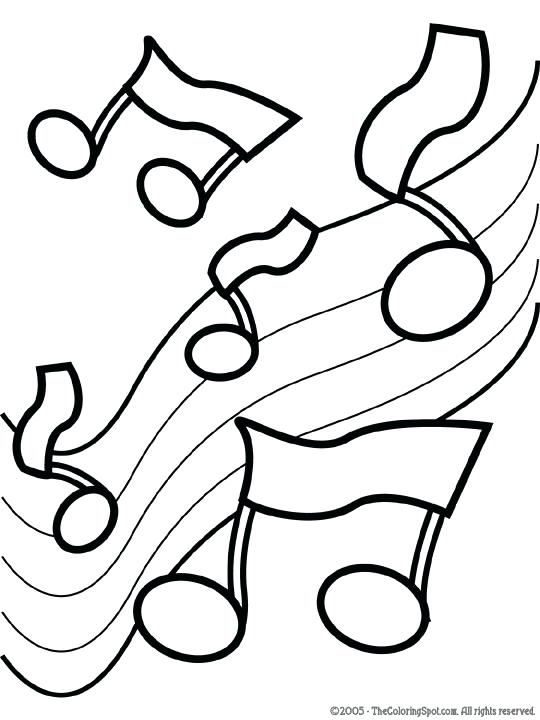 540x720 Music Note Coloring Page Music Music Note Coloring Pages Free