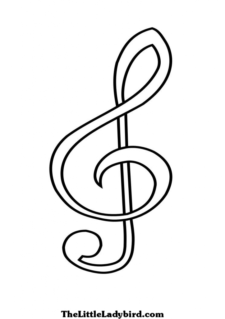 724x1024 Musical Note Coloring Pages To Print