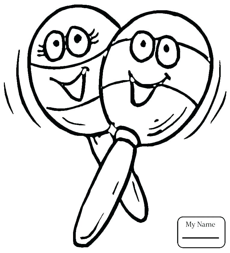 Musical Instruments Coloring Pages