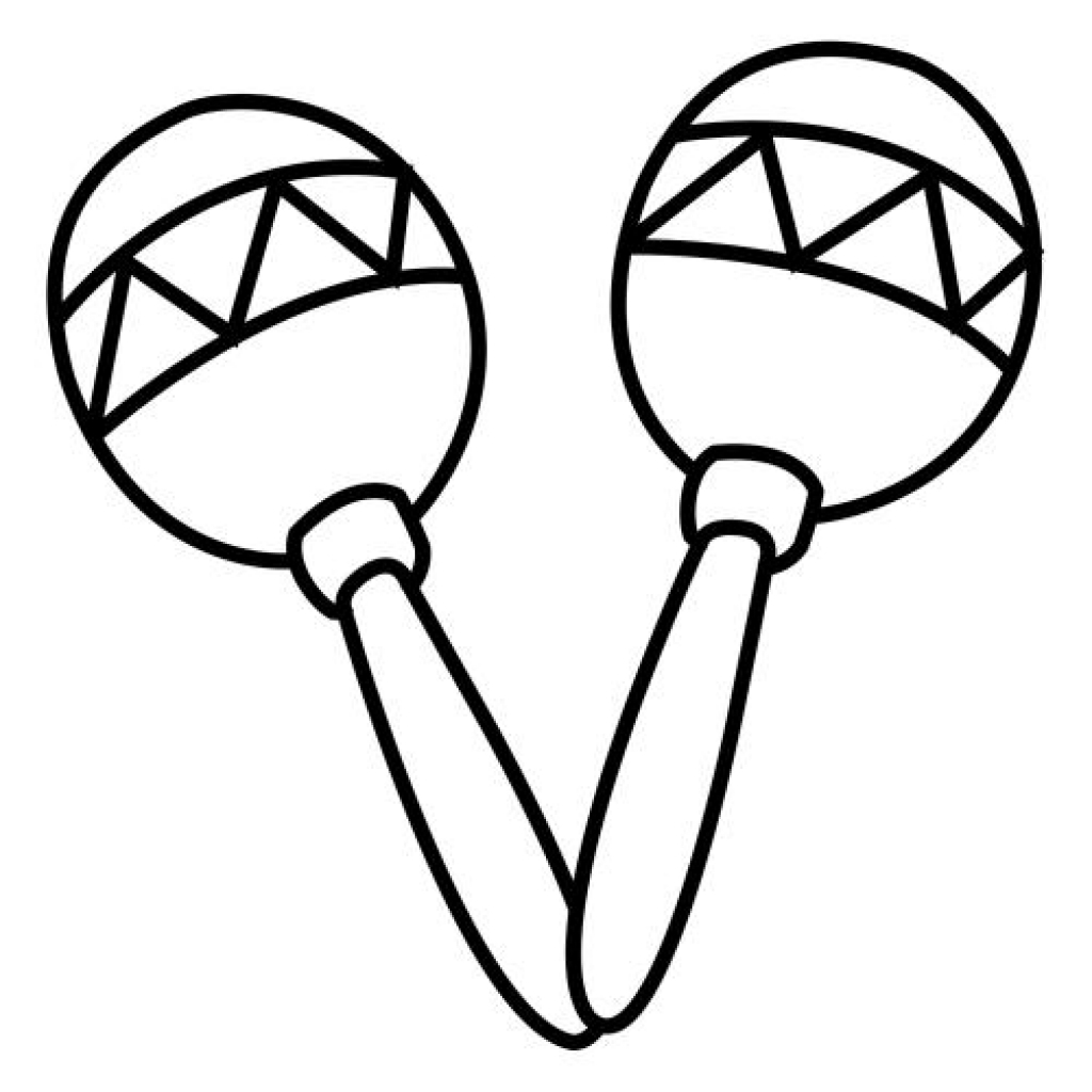1024x1024 Kids Under 7 Musical Instruments Coloring Pages Regarding Music