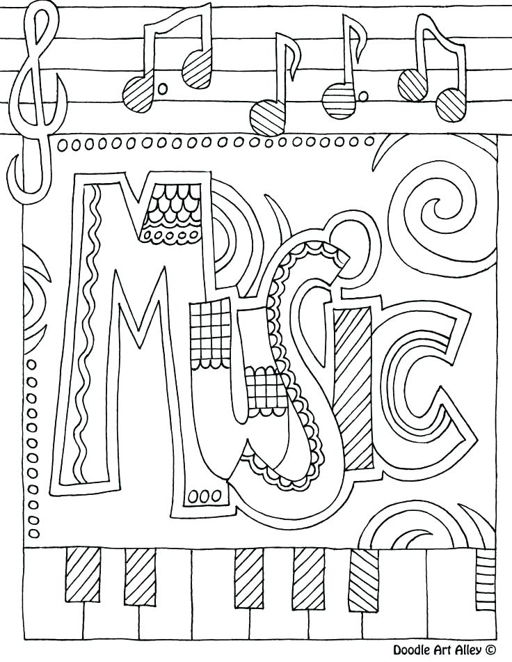 736x951 Music Coloring Pages Musical Instrument Coloring Pages Music