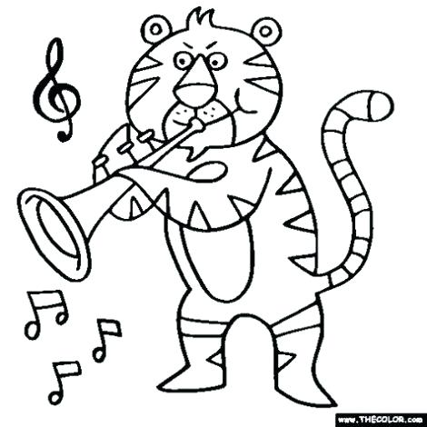470x470 Coloring Pages Of Musical Instruments Musical Instruments Coloring