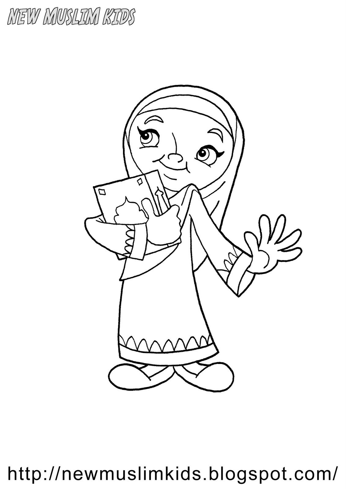 1131x1600 New Muslim Kids Coloring Pages For Free 8 Girl Scout Ideas