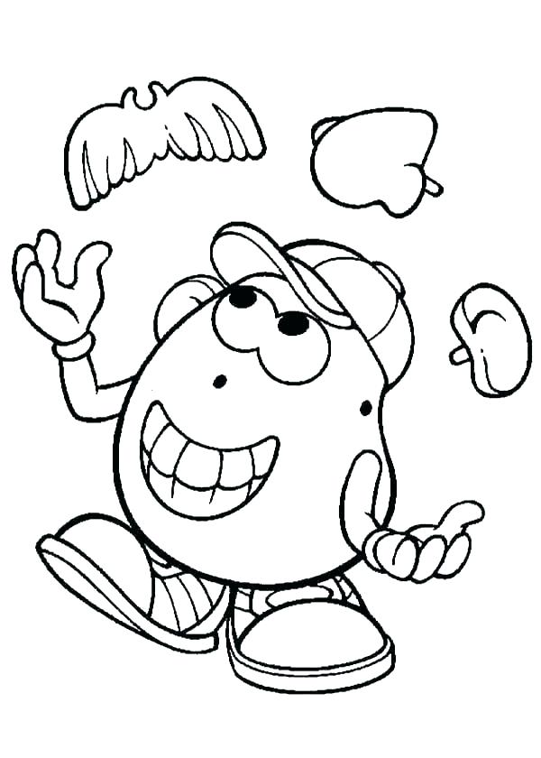 Mustache Coloring Pages
