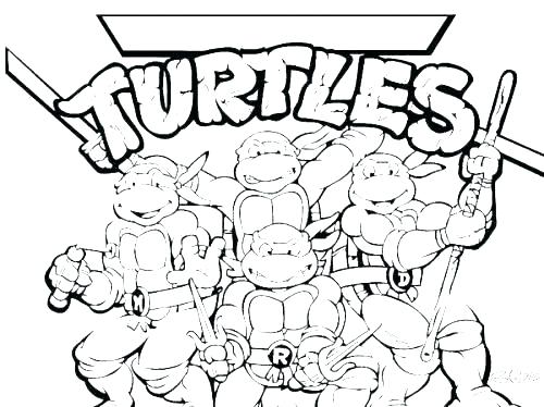 500x374 Printable Turtle Coloring Pages Turtle Coloring Pages Teenage