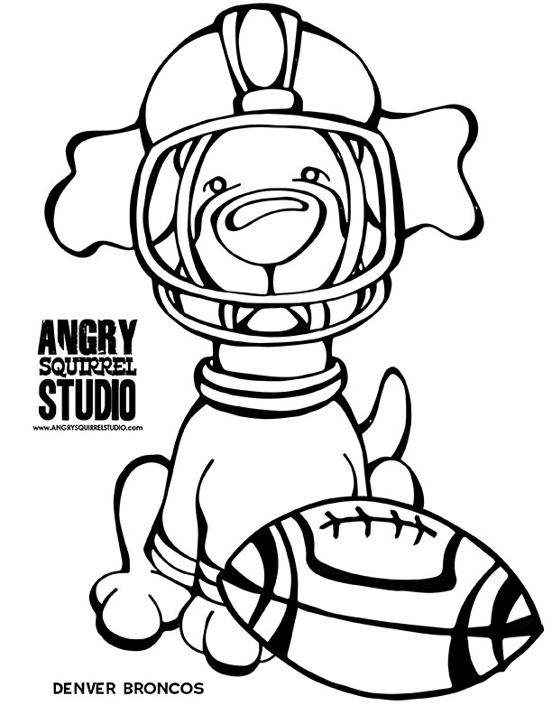 612x792 Are You Ready For Some Football Angry Squirrel Studio