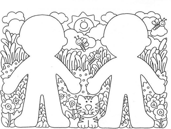 My Body Coloring Pages