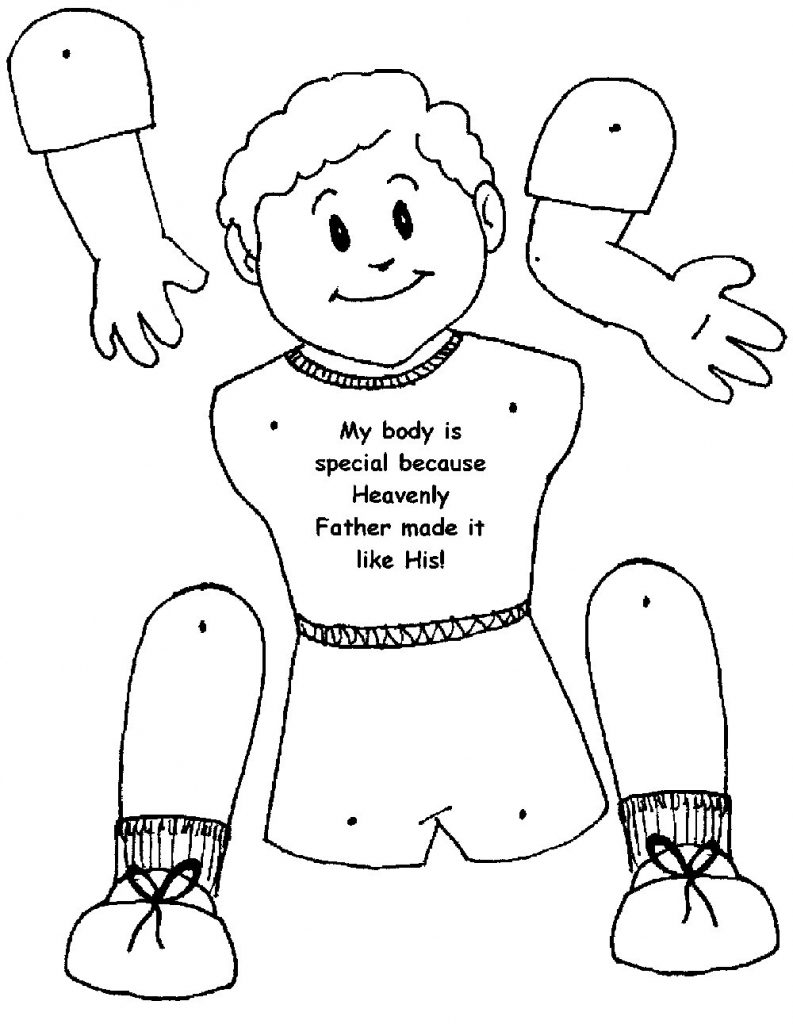 793x1024 Body Coloring Page Parts For Kids Pages Kindergarten Preschool