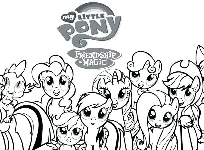 678x500 My Colouring Pages Awesome Coloring Pages My Little Pony 82