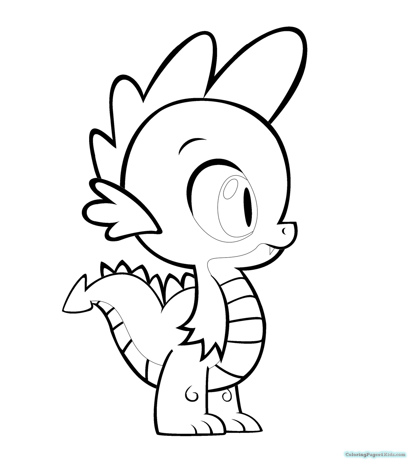 1420x1600 My Little Pony Spike Coloring Pages Coloring Pages For Kids