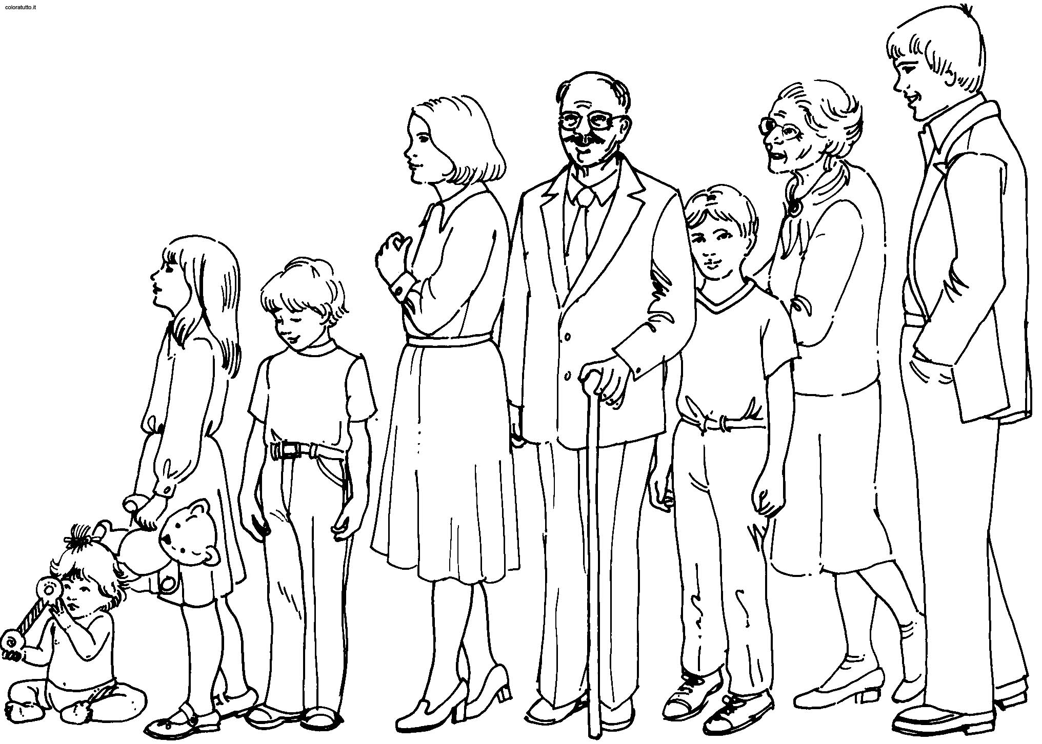 2032x1452 Easily Coloring Pages Of Families Family Picture 58 7791 Clean Owl