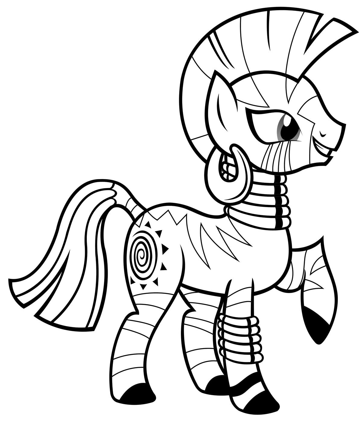 1200x1400 My Little Pony Halloween Coloring Pages