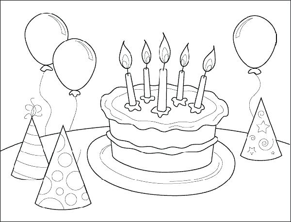 600x458 Happy Birthday My Little Pony Coloring Page Free For Kids Fun