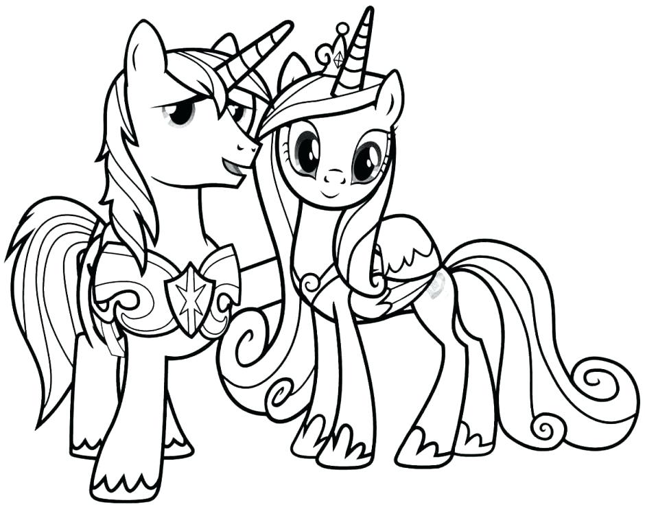 940x739 My Little Pony Princess Cadence Coloring Page My Little Pony