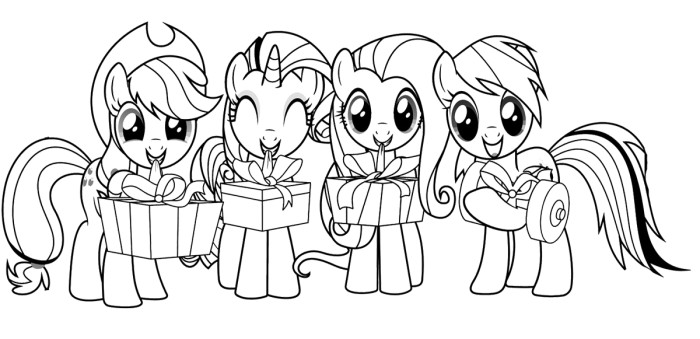 700x339 My Little Pony Happy Birthday Coloring Page Top 10 My Little Pony