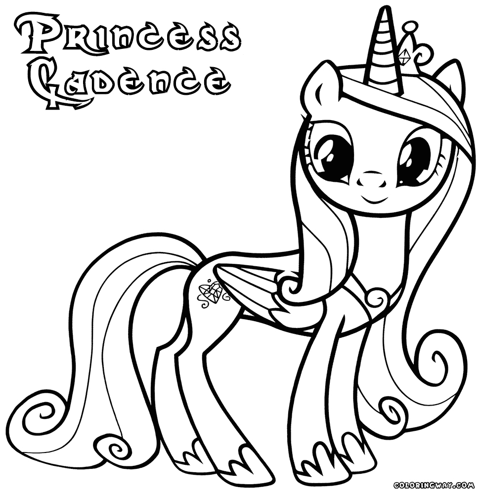 My Little Pony Cadence Coloring Pages
