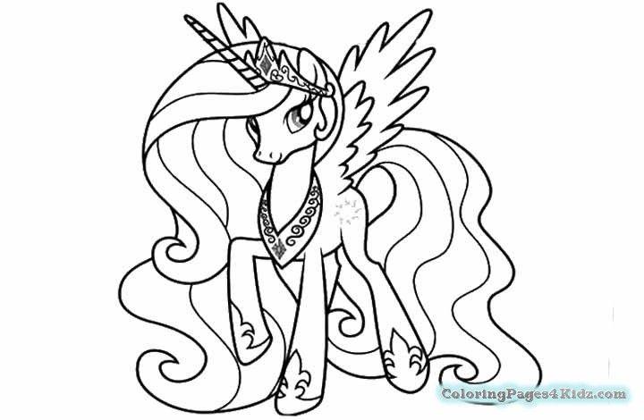 720x470 My Little Pony Princess Celestia Coloring Pages 1018 On Princess