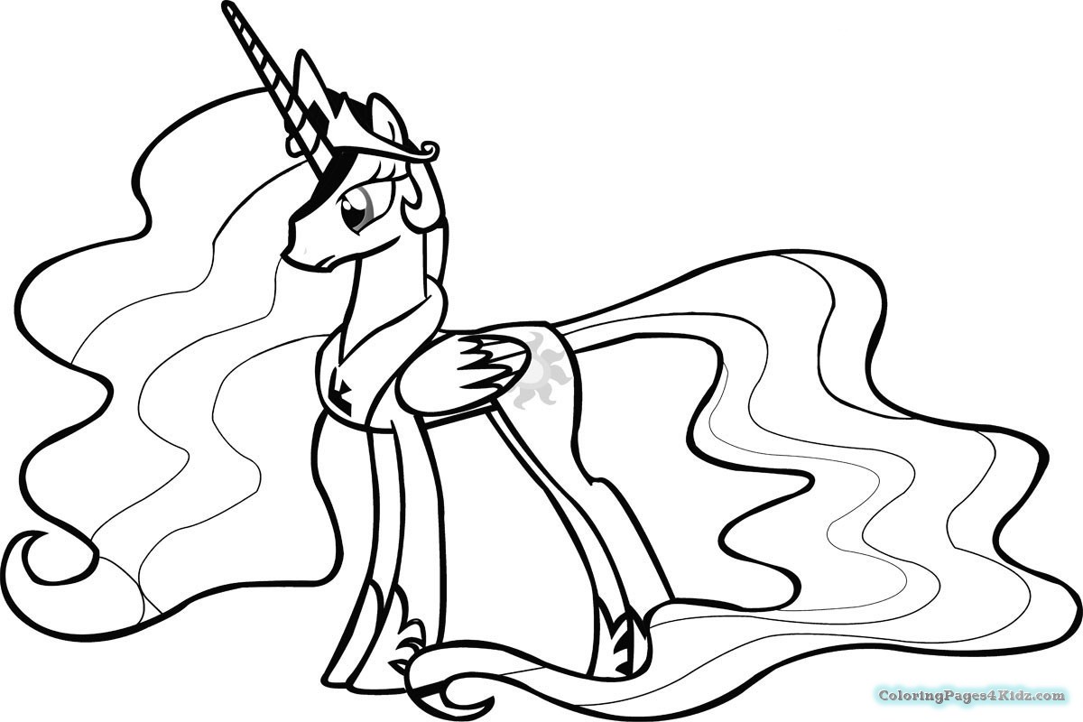 1200x800 Coloring Pages My Little Pony Friendship Is Magic Princess