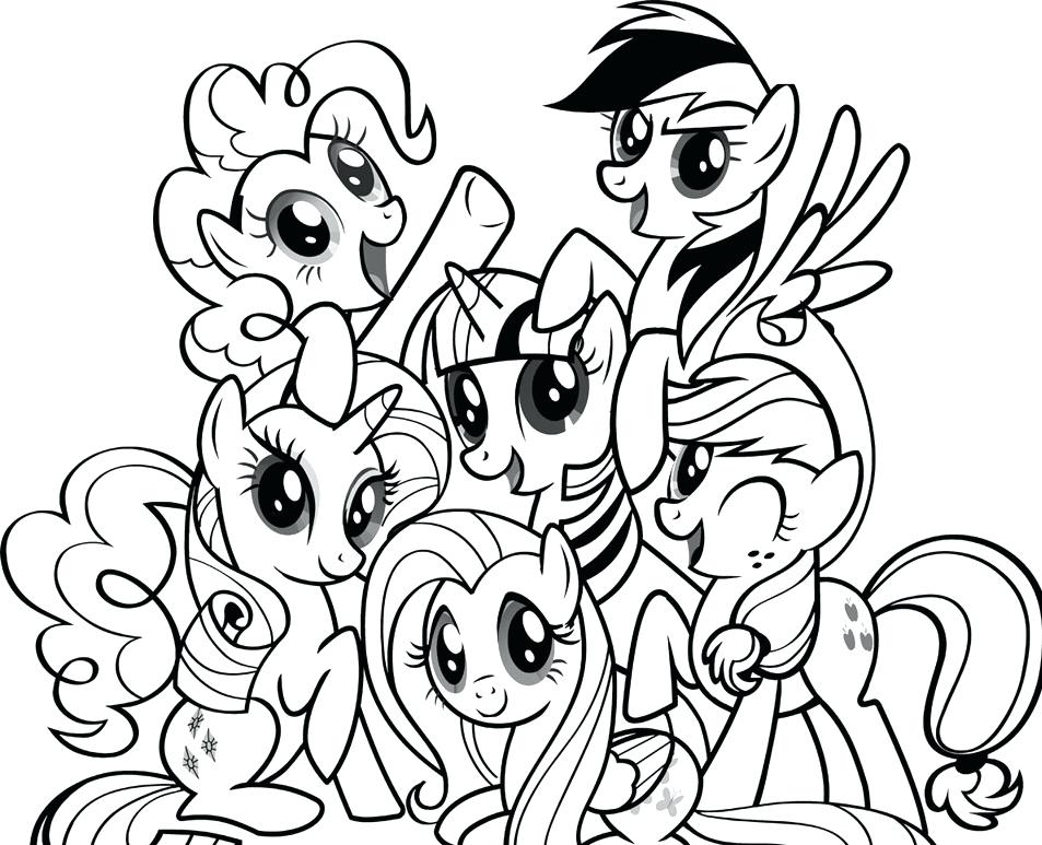 953x773 Ponies Para Colorear My Little Pony Free Coloring Pages Free