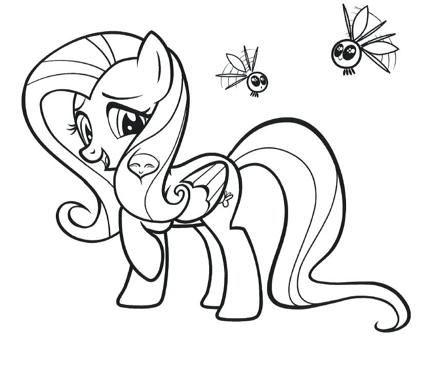 870x726 Fluttershy Para Colorear Coloring Pages Kids Under 7 My Little