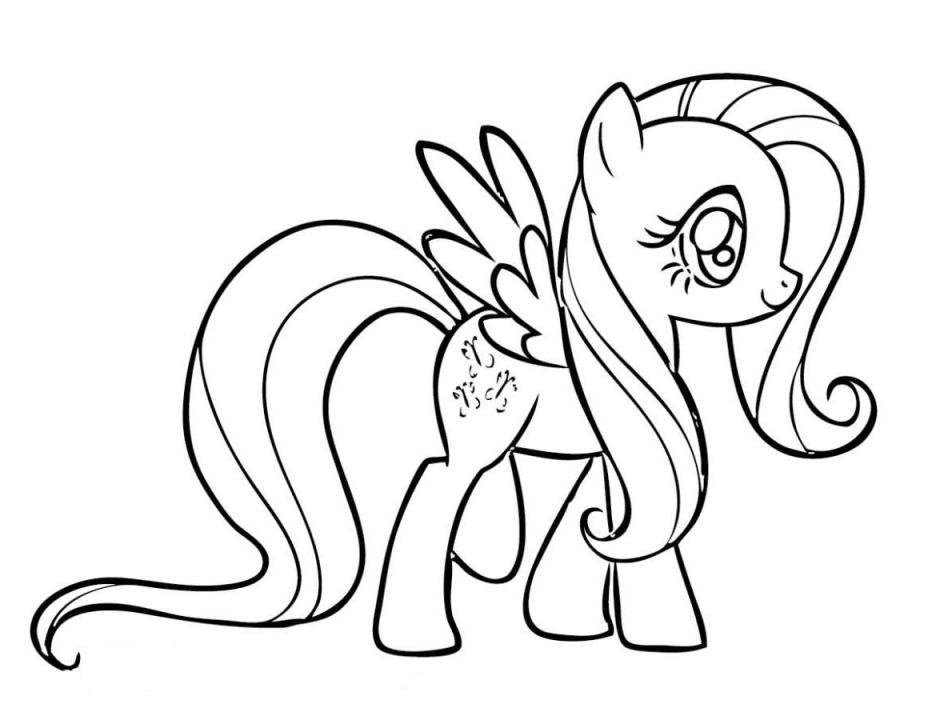 932x720 Fluttershy Coloring Pages Charming Fluttershy Coloring Pages 34
