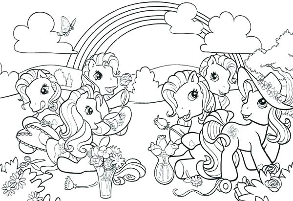 600x411 My Little Pony Coloring Book Or My Little Pony Coloring Games
