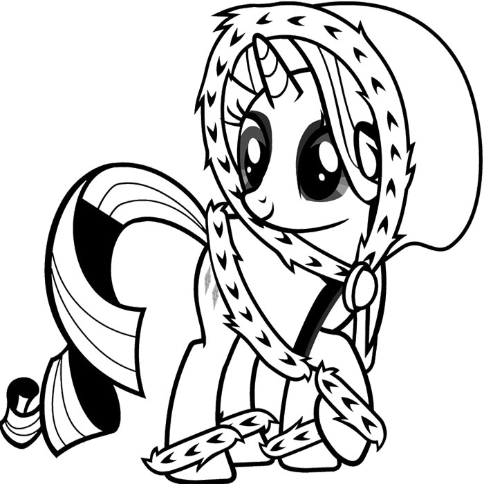 700x700 My Little Pony Twilight Sparkle My Little Pony Coloring Page