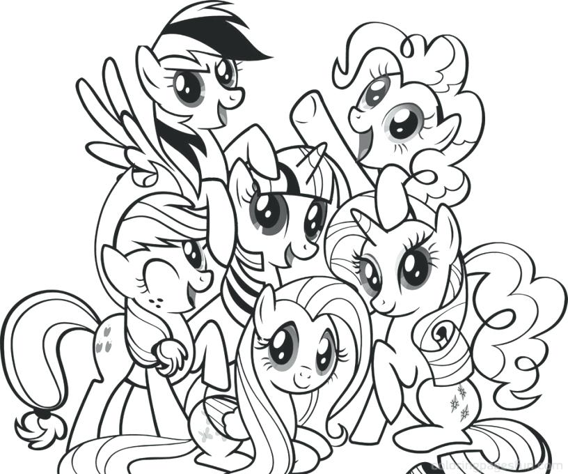 816x680 Pony Coloring Pages My Little Pony Coloring Pages Coloring Pages