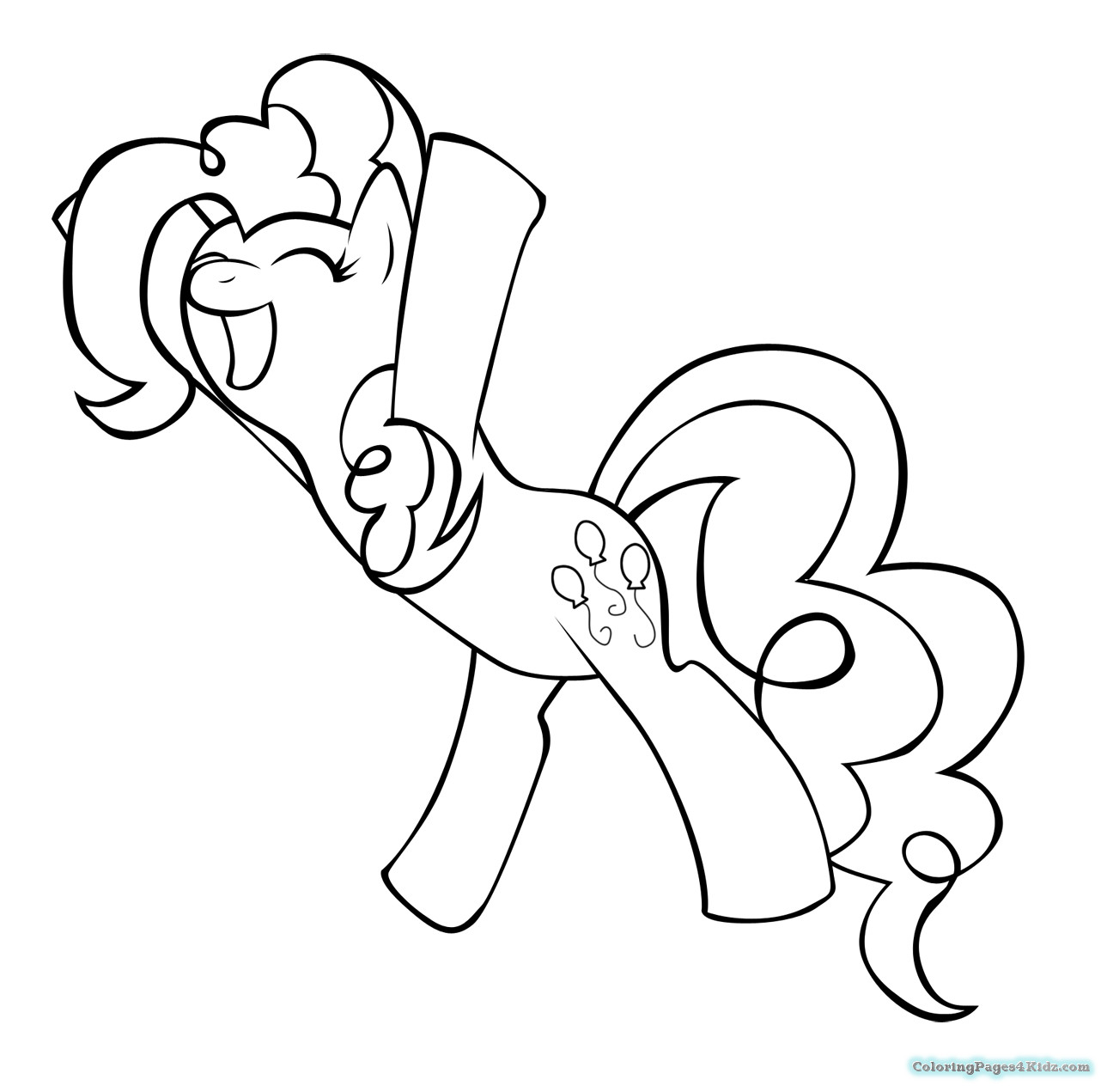 1289x1271 My Little Pony Coloring Pages Pinkie Pie At The Gala Arresting Acpra