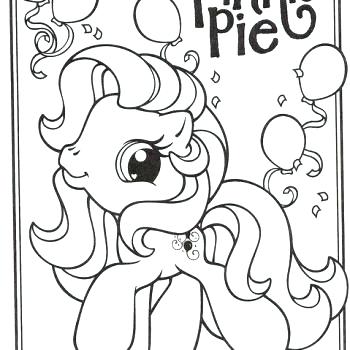 350x350 My Little Pony Pinkie Pie Coloring Pages My Little Pony Coloring
