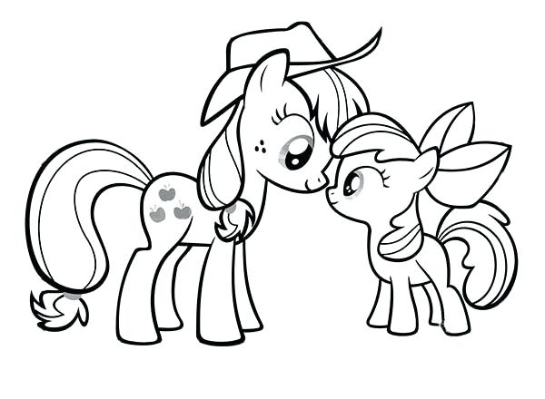 600x440 Mlp Coloring Page