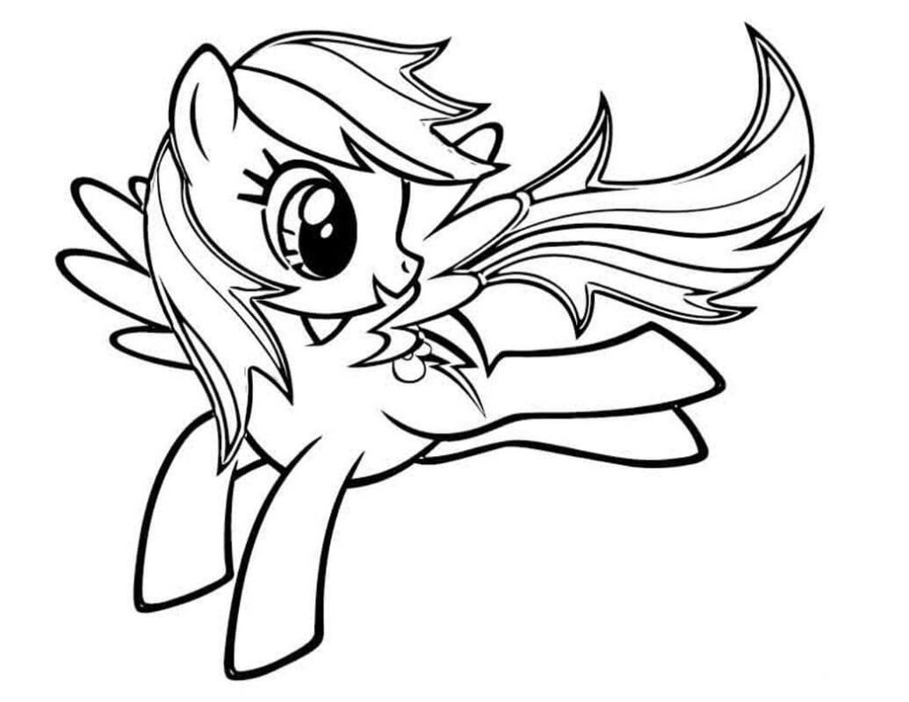 1024x791 My Little Pony Coloring Pages Rainbow Dash 11 For Kids Pinkie Pie
