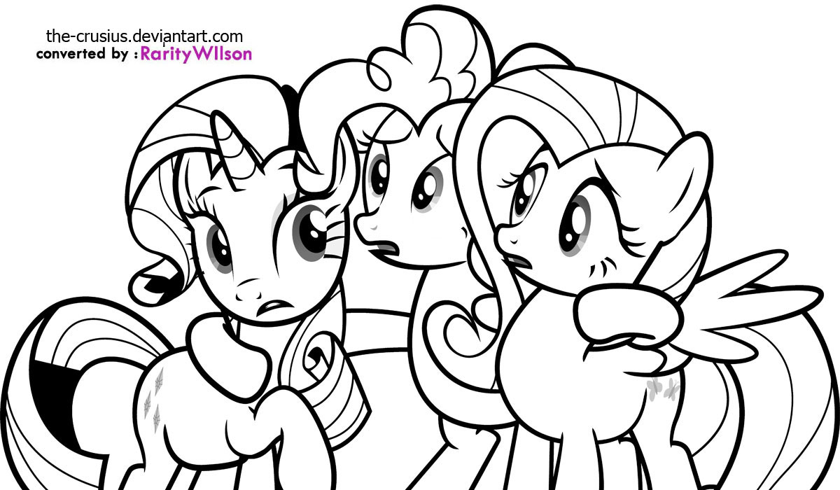 1200x700 My Little Pony Rarity Coloring Pages