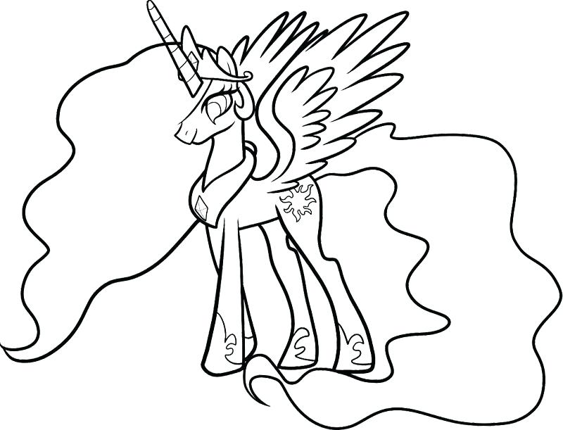 800x611 My Little Pony Coloring Pages Cadence
