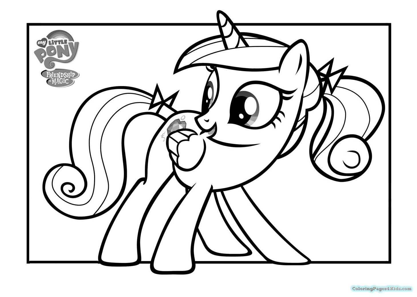 1457x1039 My Little Pony Coloring Pages Princess Cadence Wedding Coloring