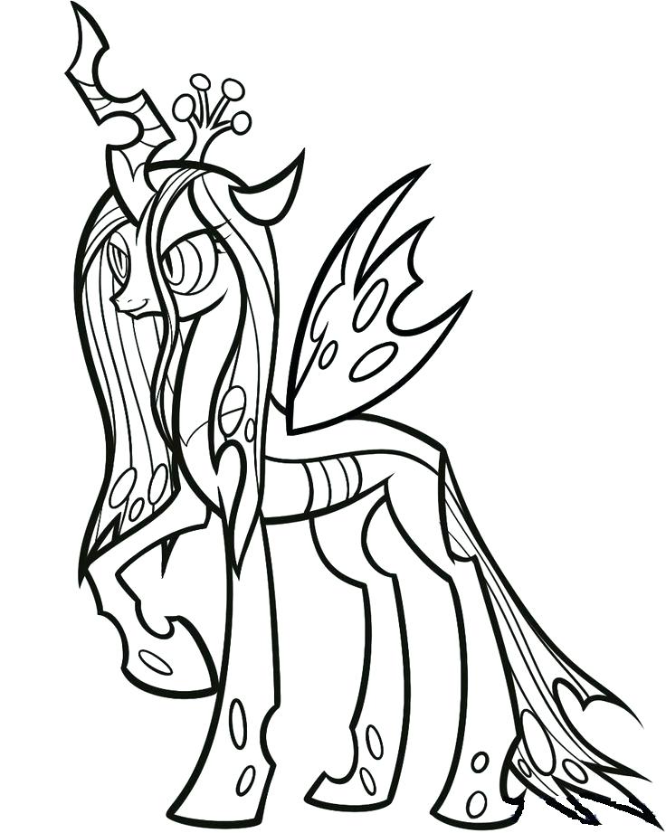 736x921 Coloring Pages Mlp