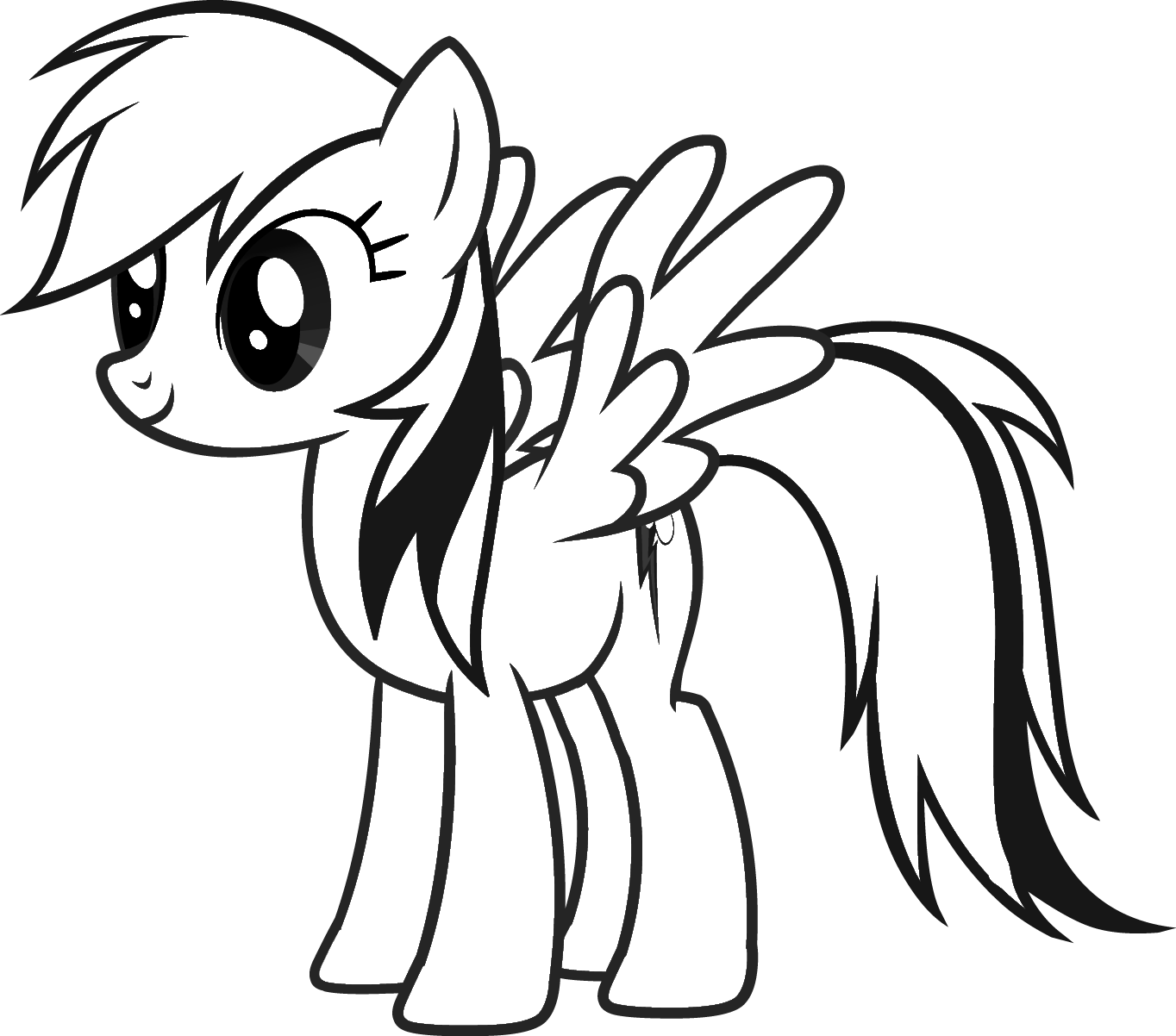 1364x1202 My Little Pony Coloring Pages Rainbow Dash Printable To Snazzy