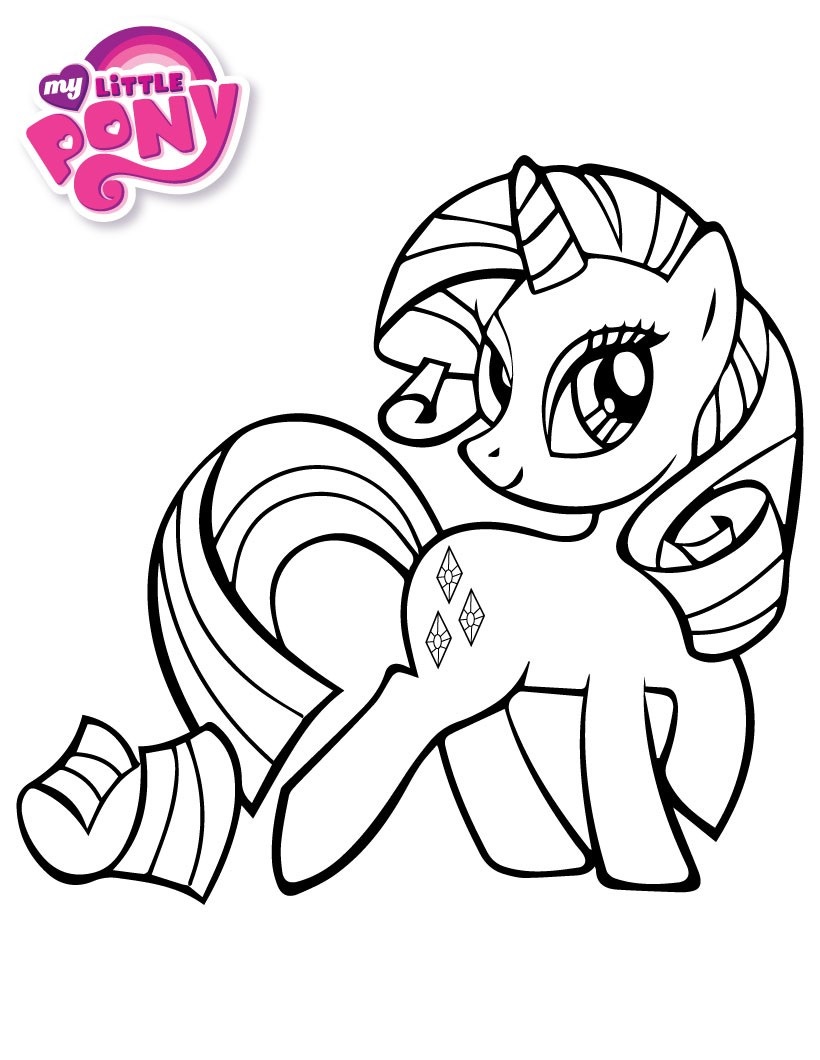 820x1060 My Little Pony Coloring Pages