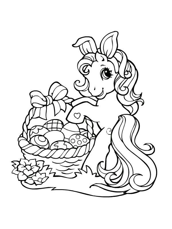 600x800 My Little Pony Easter Coloring Pages 17 Best My Little Ponys