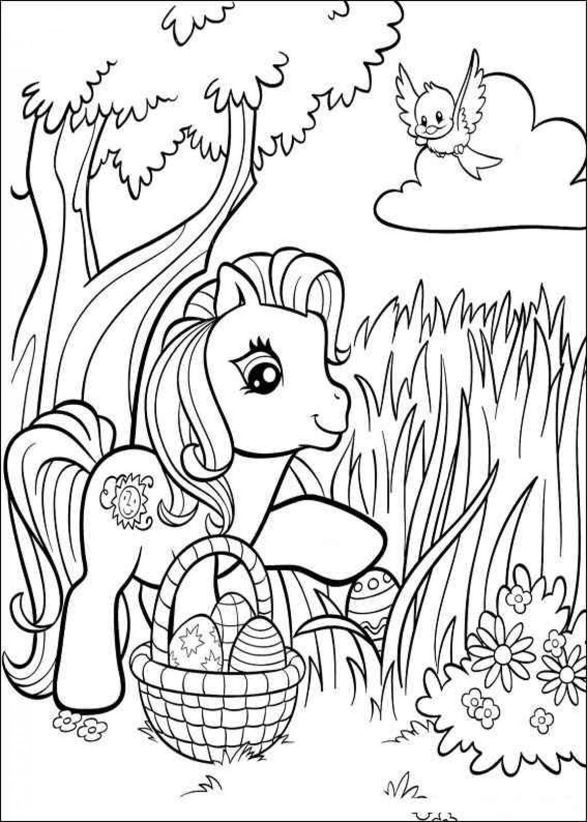 1142x1600 Easter my little pony best printable coloring pages Party My