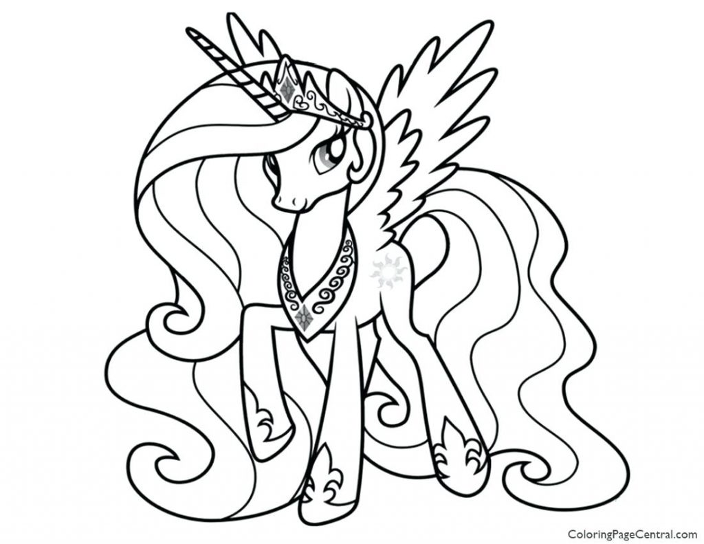 1024x791 Coloring Pages ~ My Little Pony Coloring Page Princess