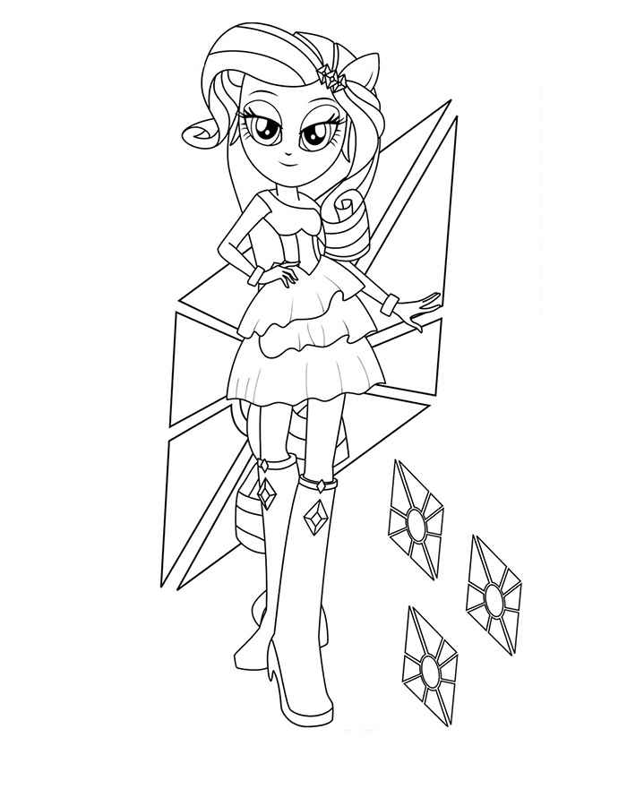 700x900 Equestria Girls Coloring Pages