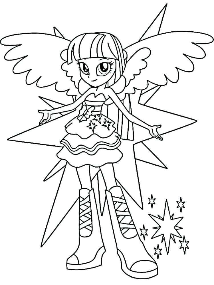 750x1000 Coloring Pages My Little Pony Equestria