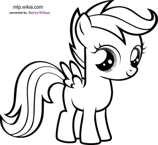 520x476 Rainbow Dash Coloring Pages My Little Pony Rainbow Dash Coloring