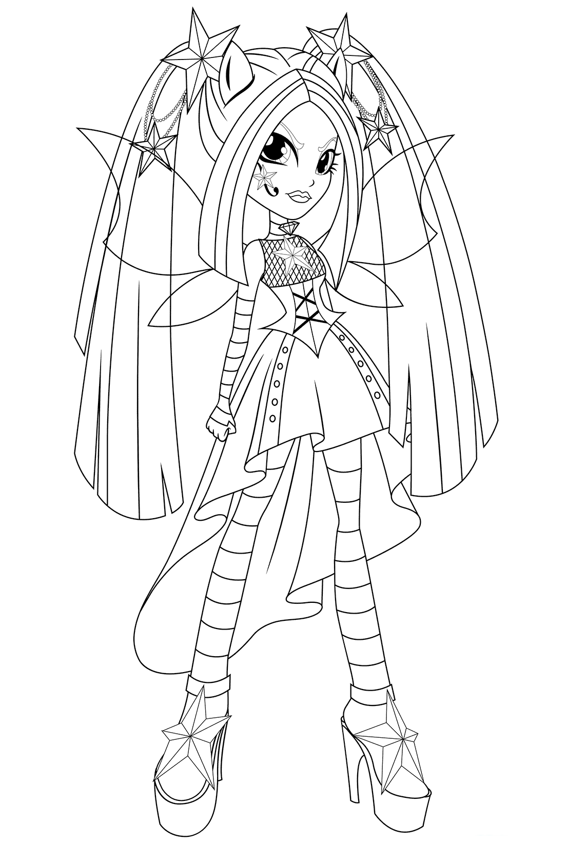 1105x1645 My Little Pony Equestria Girls Coloring Pages Colorings' World