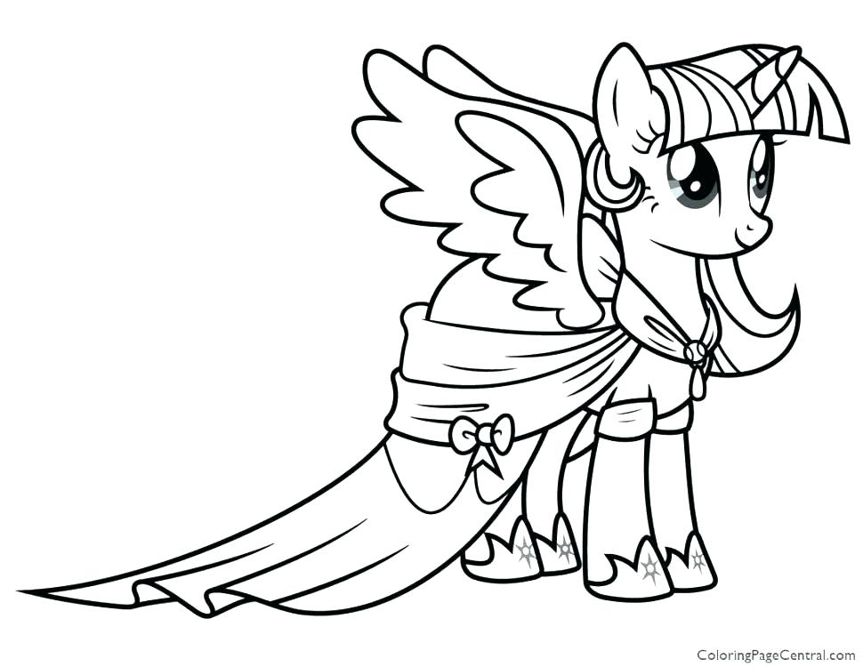 970x750 My Little Pony Coloring Pages Princess Luna And Celestia Colori