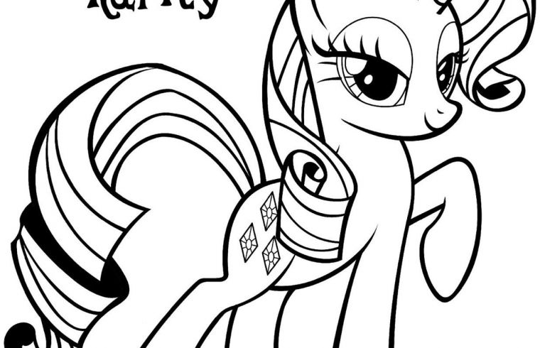 760x490 New Rarity Coloring Pages Coloring