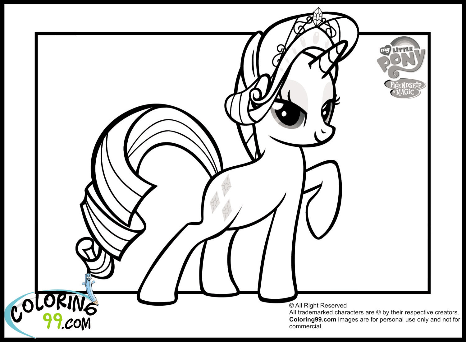 1500x1100 Httpcolorings.cocoloring Pages For Girls My Little Pony Rarity